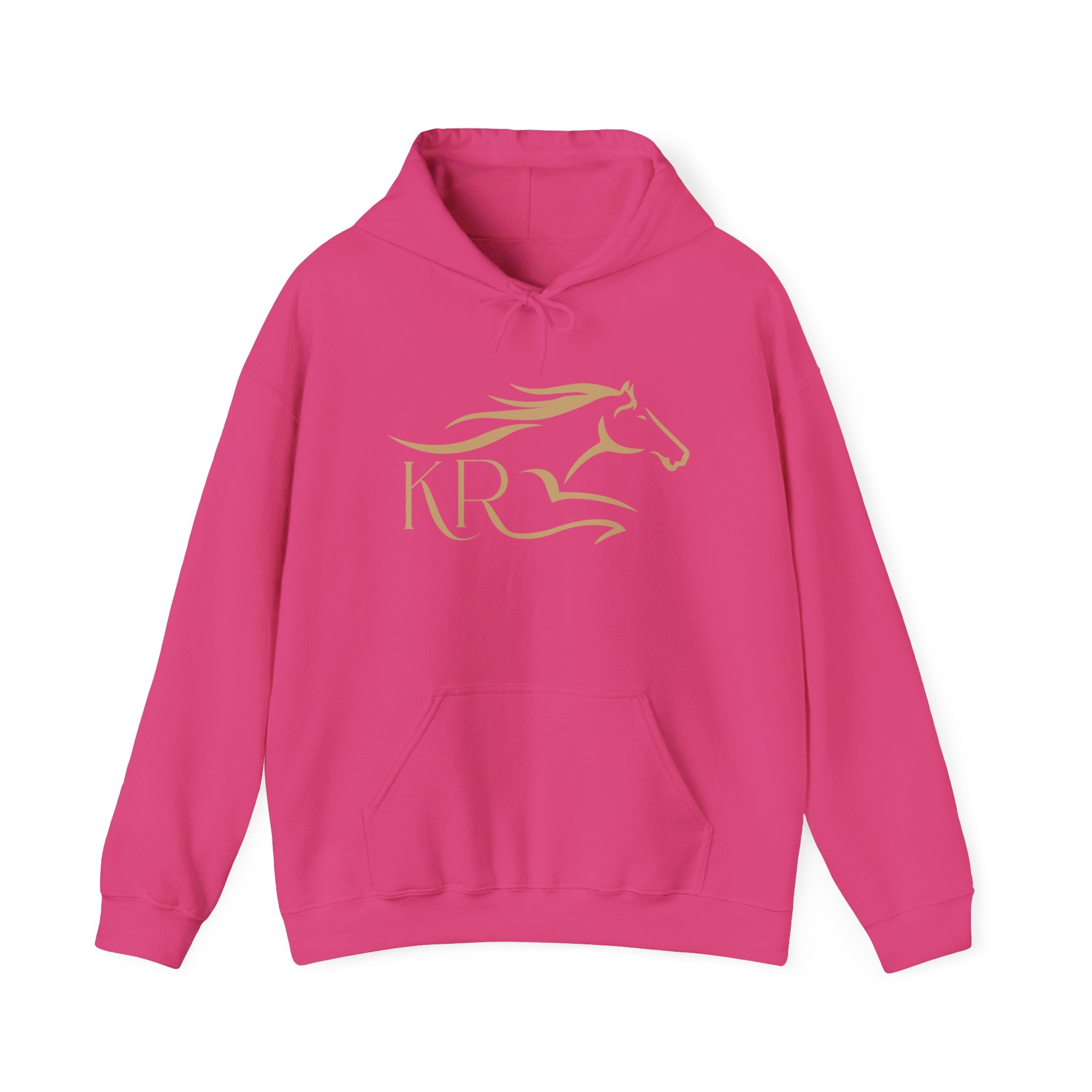 Adult Hooded Sweatshirt Gold Imprint