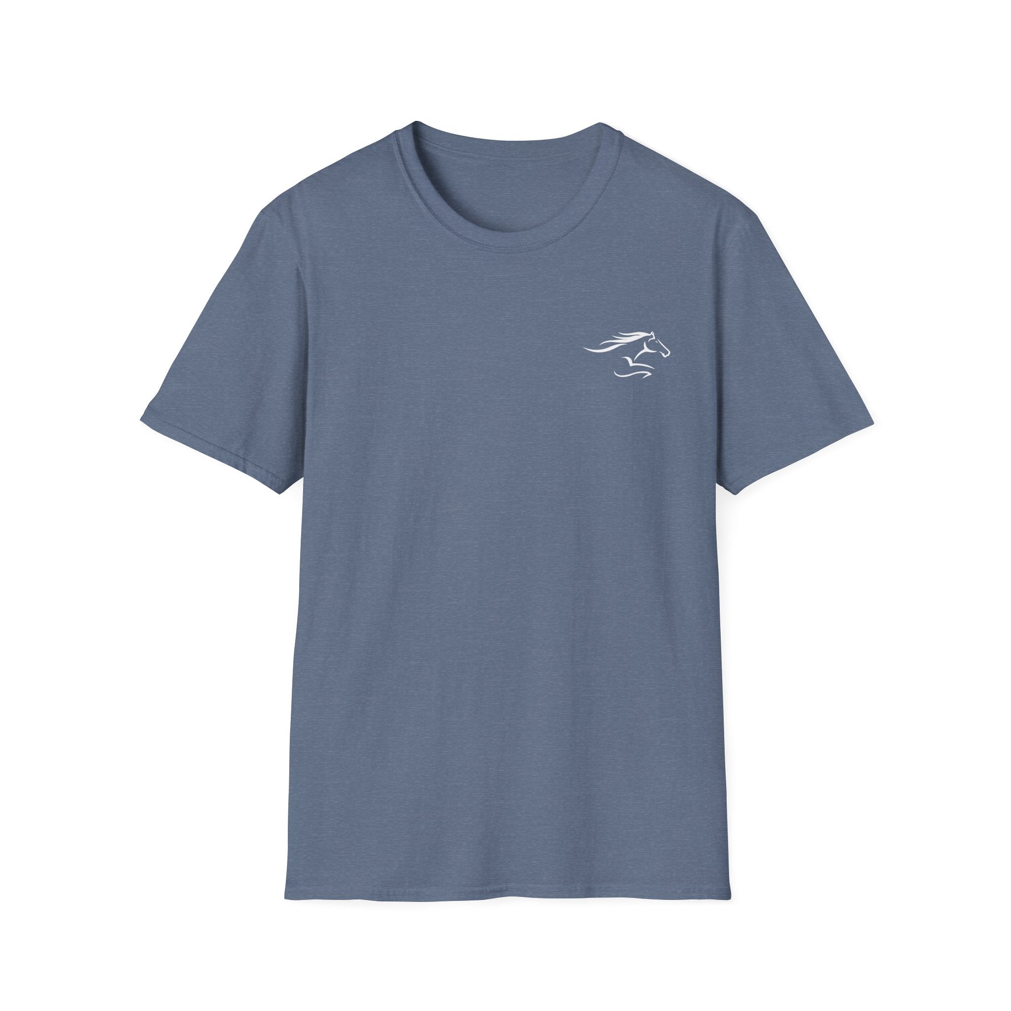 Adult Short Sleeve T-Shirt White Imprint