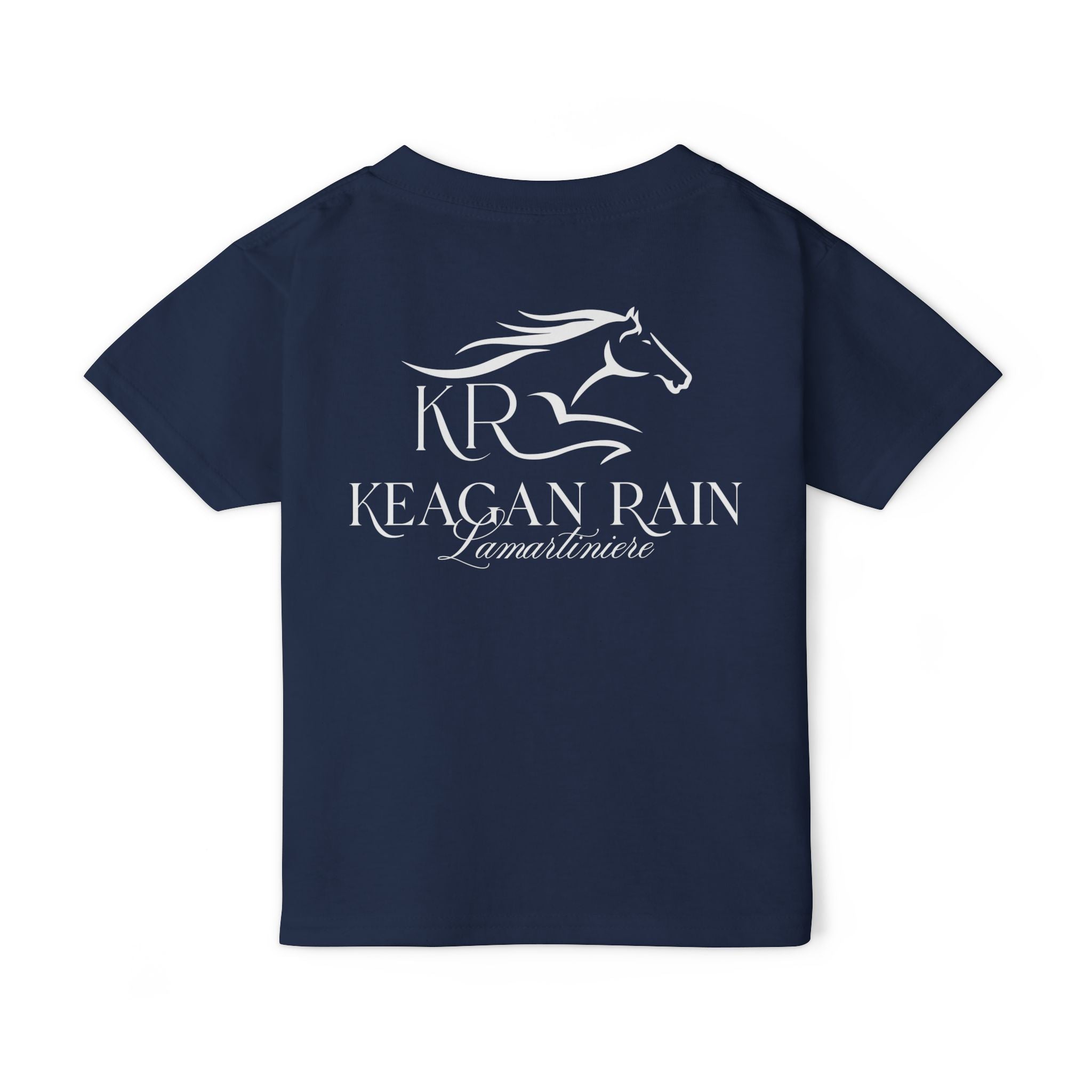 Toddler Short Sleeve T-Shirt White Imprint