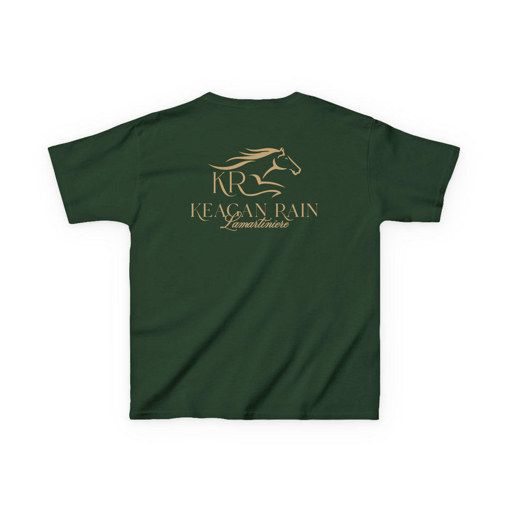 Youth Short Sleeve T-Shirt Gold Imprint