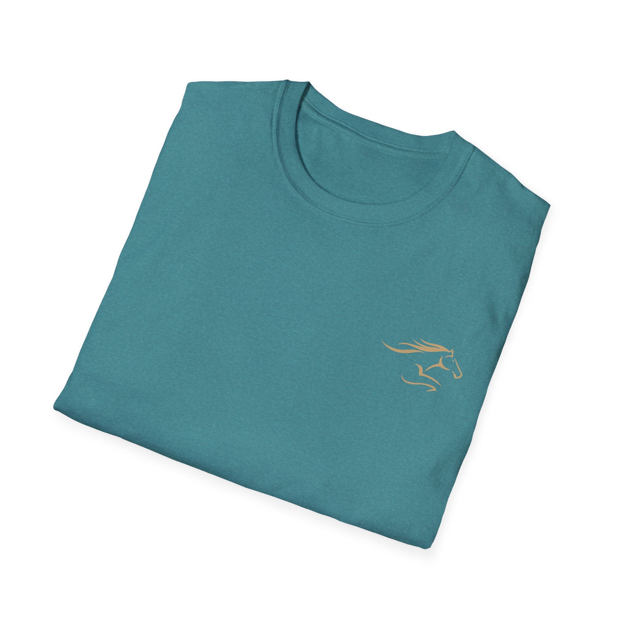 Adult Short Sleeve T-Shirt Gold Imprint