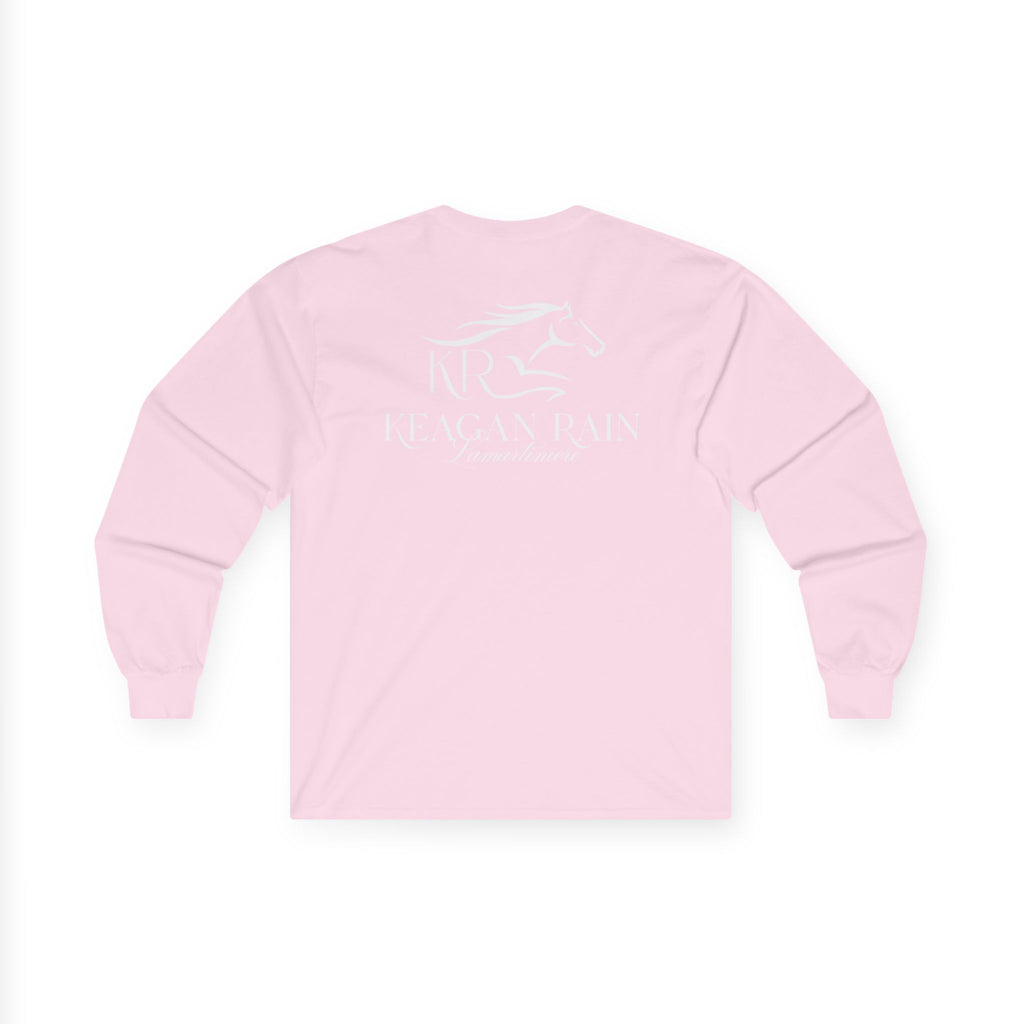 Adult Long Sleeve White Imprint