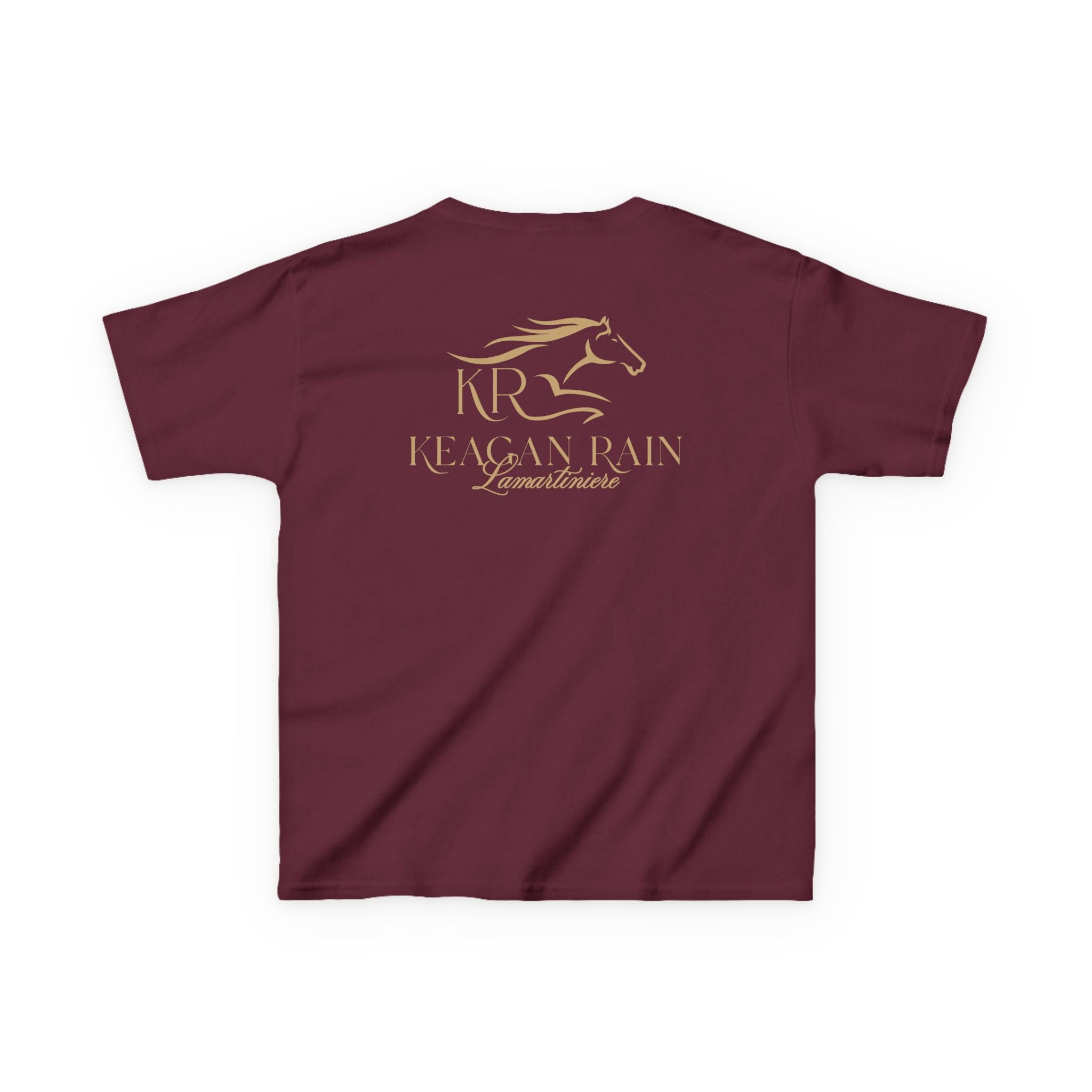 Youth Short Sleeve T-Shirt Gold Imprint
