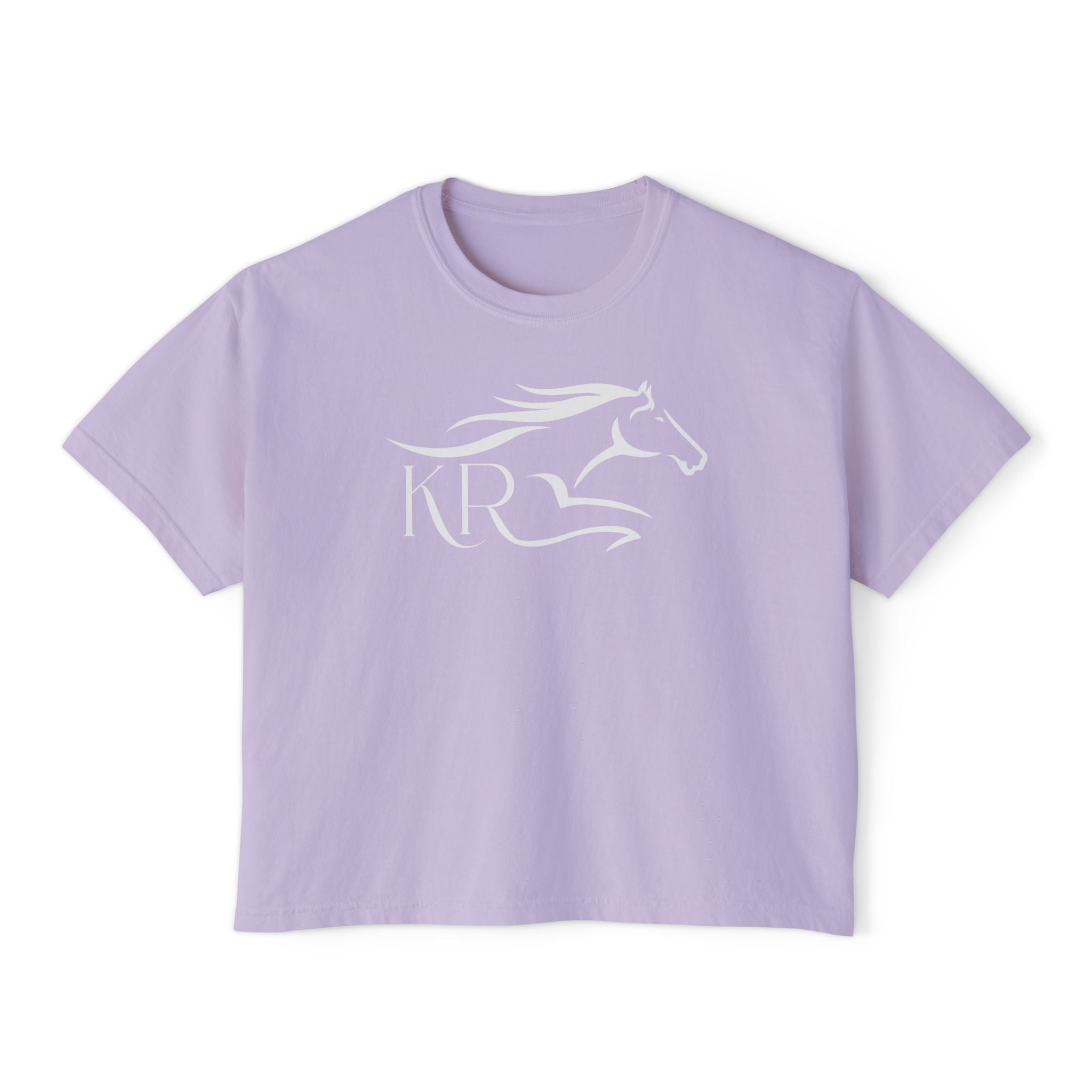 Boxy Tee White Imprint