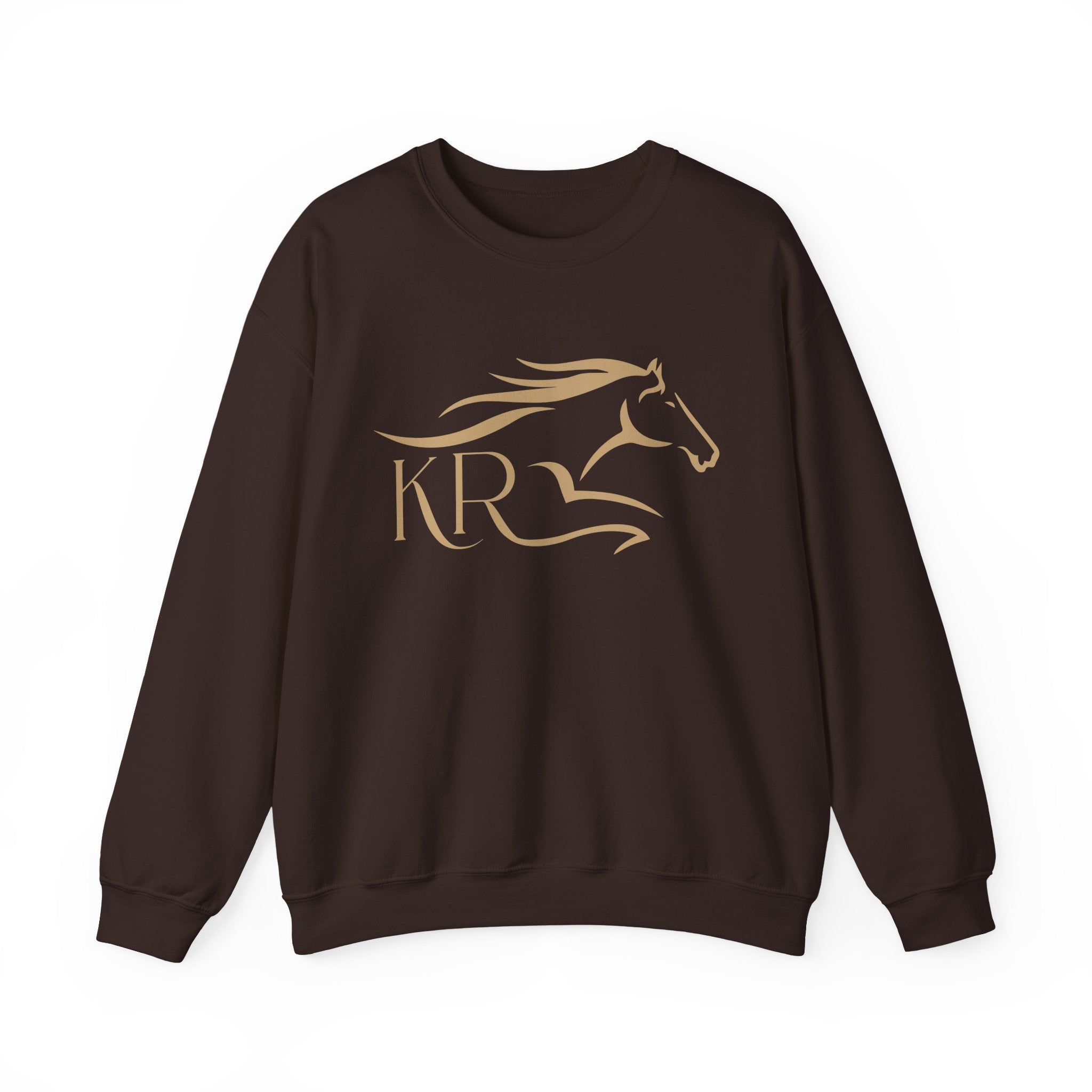 Adult Crewneck Sweatshirt Gold Imprint