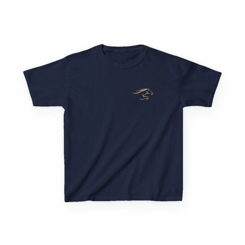 Youth Short Sleeve T-Shirt Gold Imprint