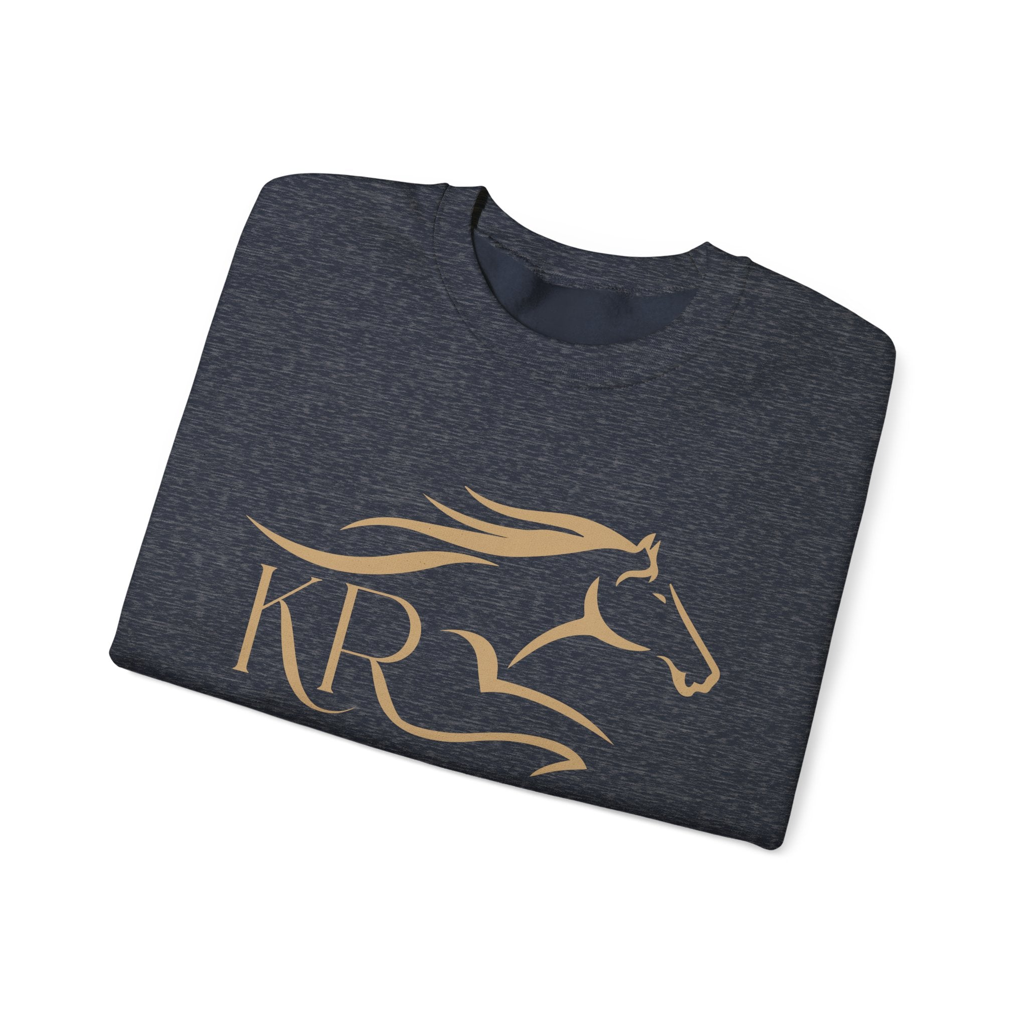 Adult Crewneck Sweatshirt Gold Imprint