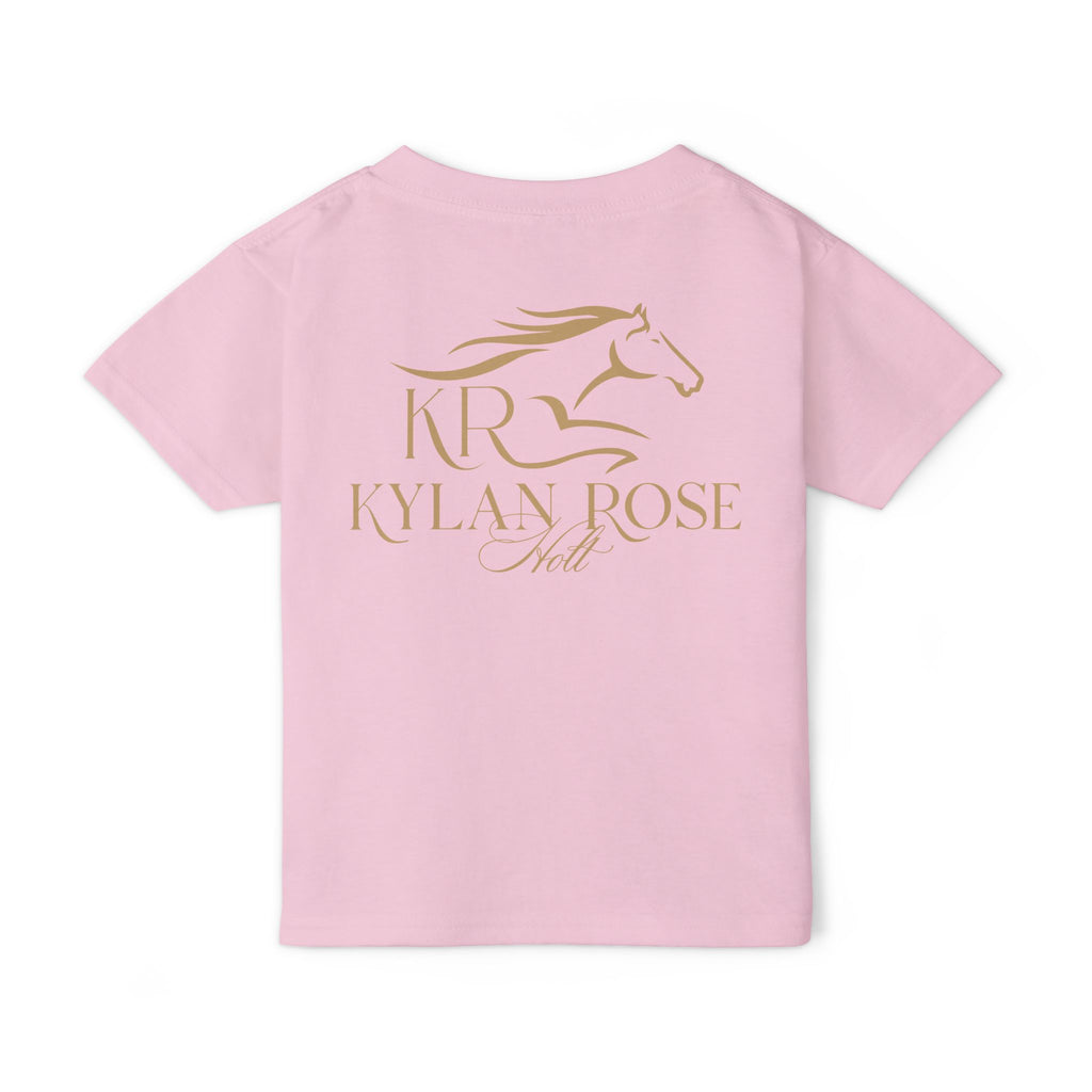 Ky Toddler Short Sleeve T-Shirt Gold Imprint