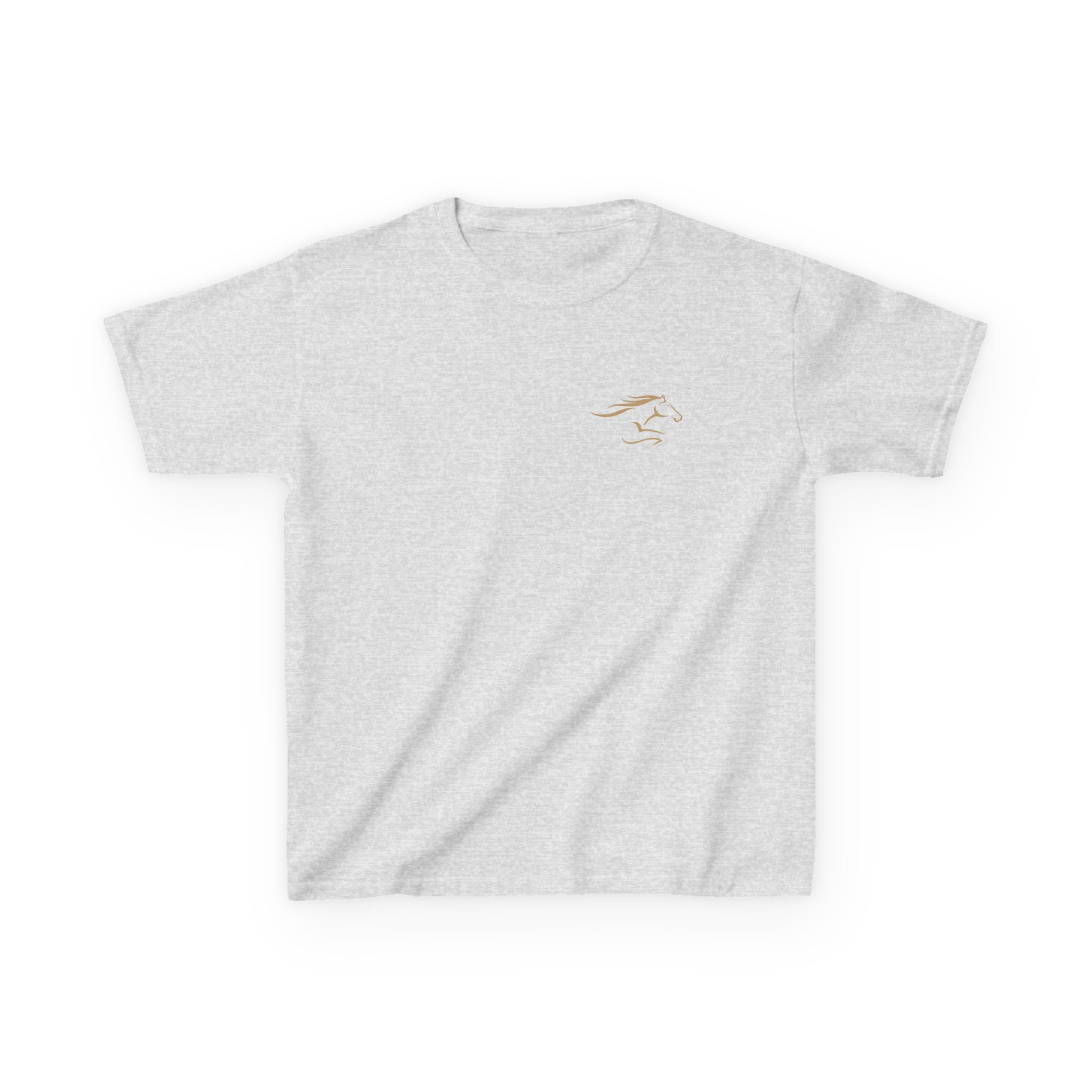 Youth Short Sleeve T-Shirt Gold Imprint