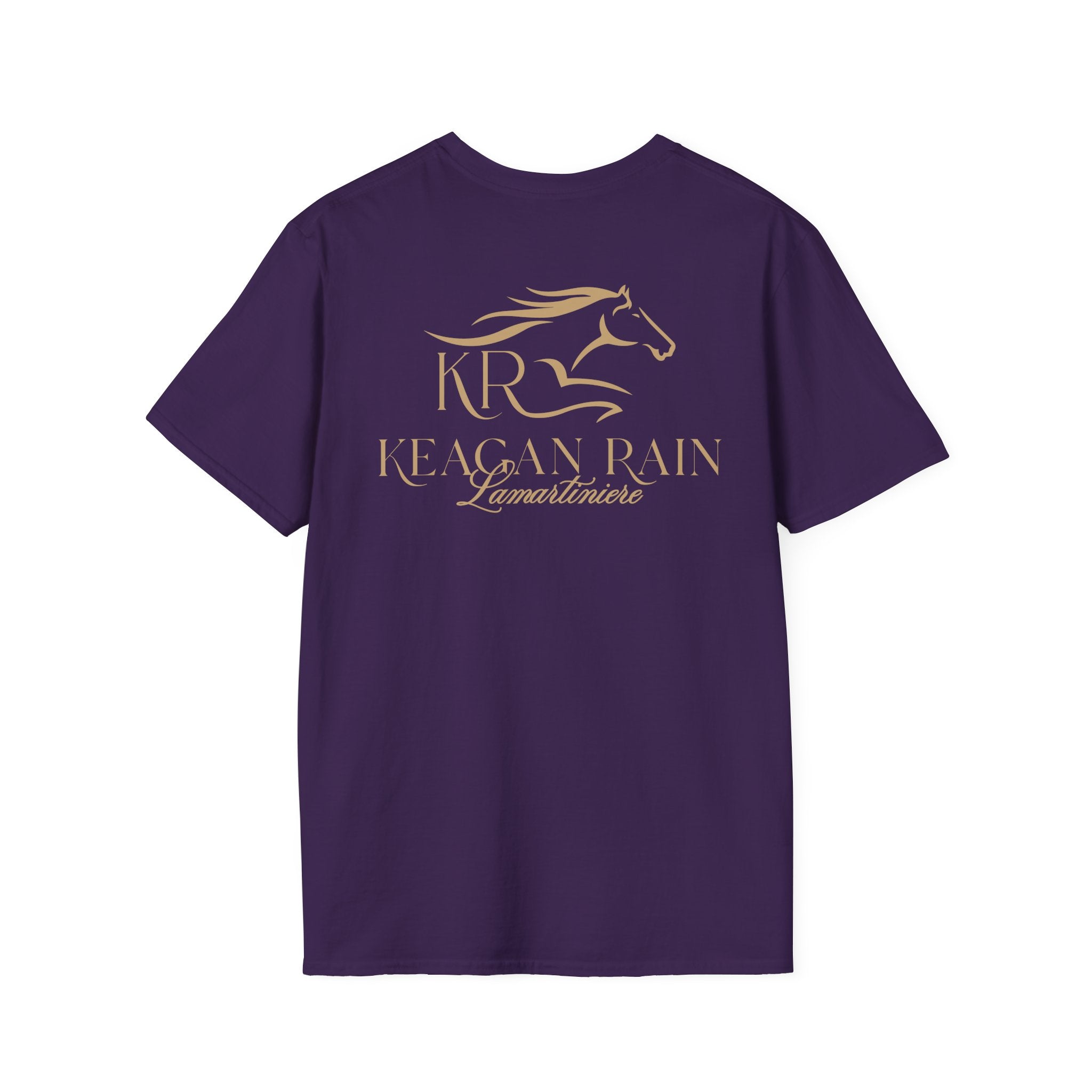 Adult Short Sleeve T-Shirt Gold Imprint