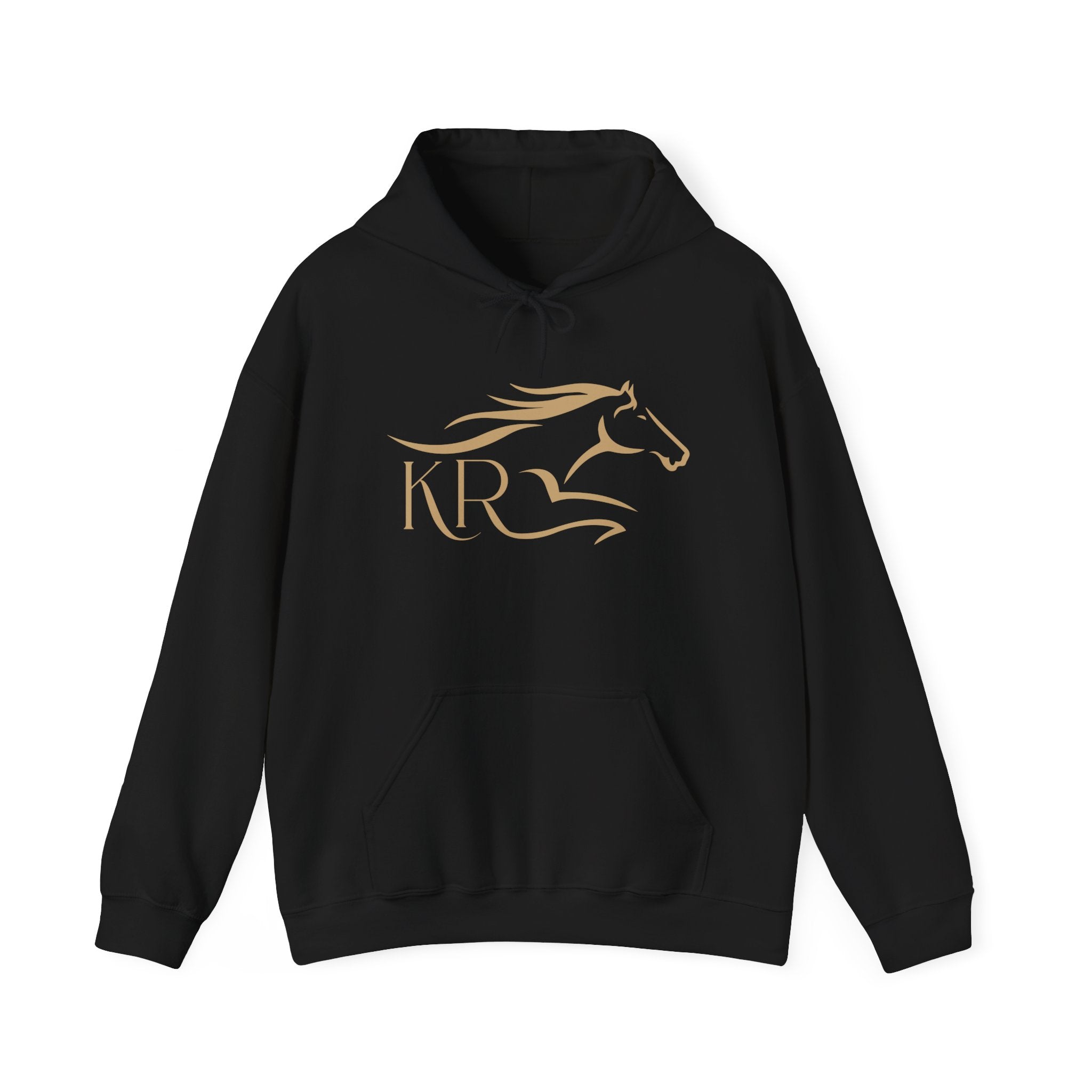 Adult Hooded Sweatshirt Gold Imprint